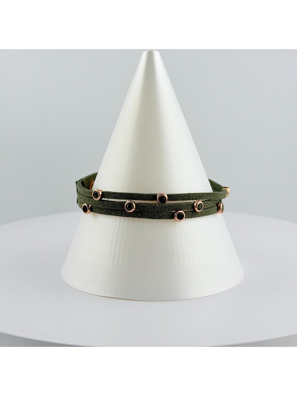 Bomb Party Single Stack Bracelet - on Rose Gold #63